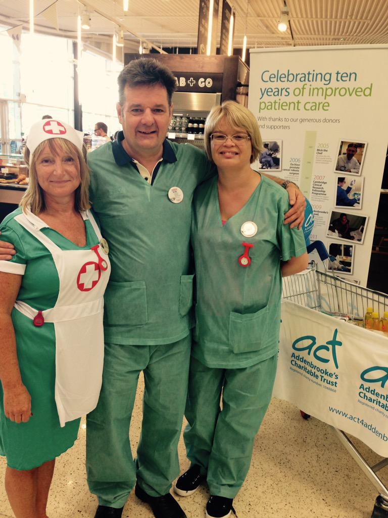Thank you <a href="/alison_pinney/">alison_pinney</a> &amp; our friends <a href="/2065barhill/">Tesco Extra Bar Hill</a> for a fab 1st day fundraising for <a href="/ACTcharity/">Addenbrooke's Charity</a> and PICU!