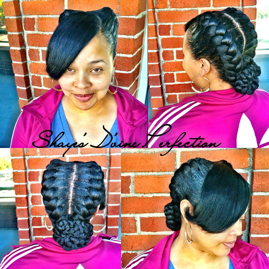 Shayesdvineperfectio On Twitter Goddess Braids And Bangs