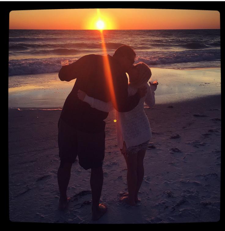 kimberlymshaw's tweet image. Another #beachkiss with my sweetie #fbf #legendsoflove @WeddingMoons @SandalsResorts