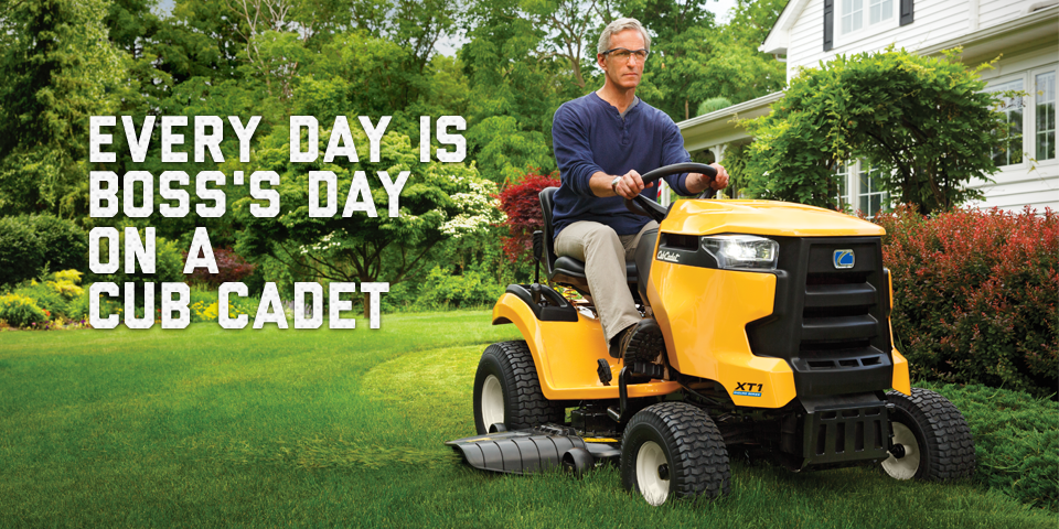 When you're on a Cub, you're the boss. Enjoy the ride.