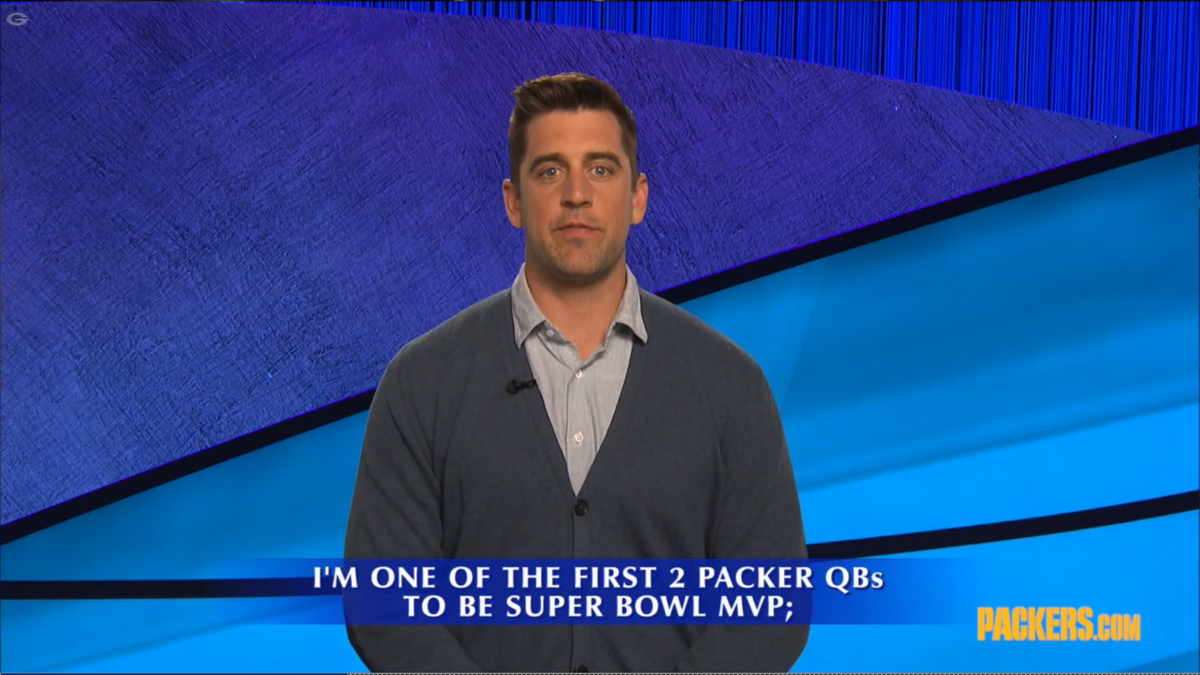 Rob Demovsky On Twitter Aaron Rodgers Makes Another Appearance On Jeopardy Via Http T Co Zvinkjoyxp Http T Co Tin8canw0w