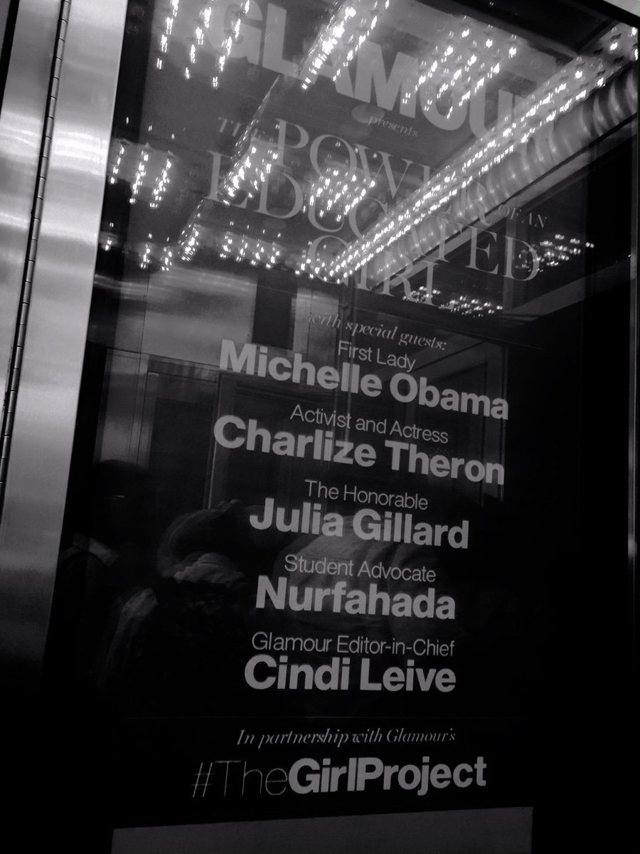 SummitAcademyCS's tweet image. A group of our female scholars attended Glamour Magazine&apos;s The Power of an Educated Girl panel! #62MillionGirls