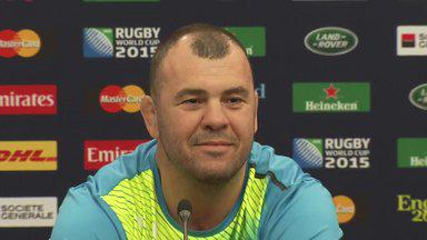 WATCH: Cheika laughs off Woodward jibes: skysports.tv/74vwKF