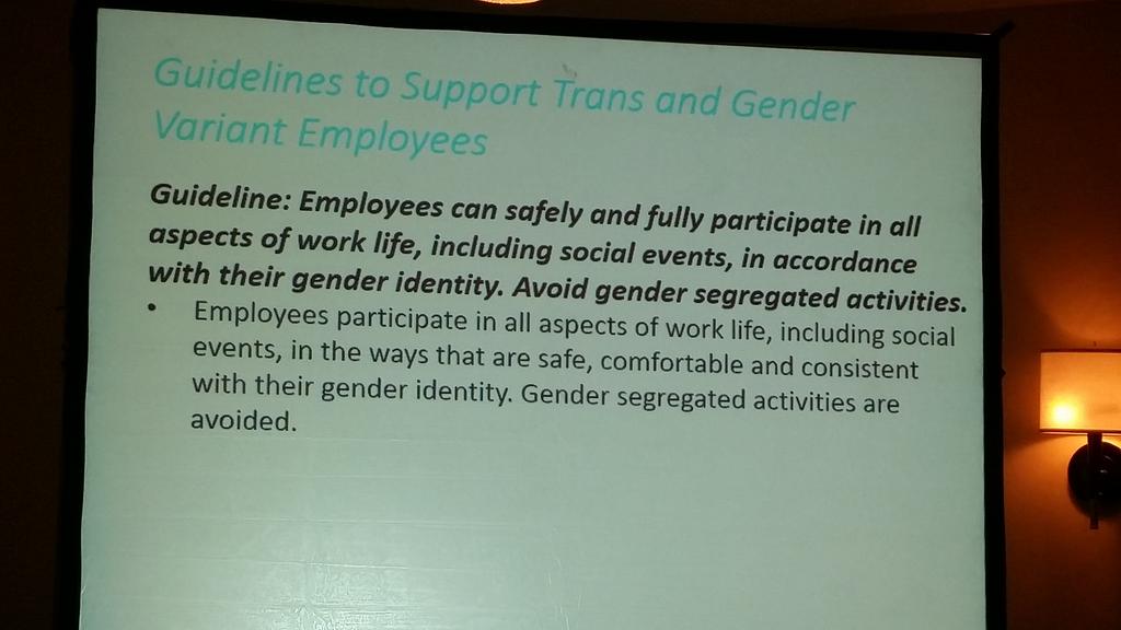 MorganeOgerBC's tweet image. Laura Barbour: some of the @novascotia guidelines to support #trans, #gendervariant persons #CPATH15 #cpath.