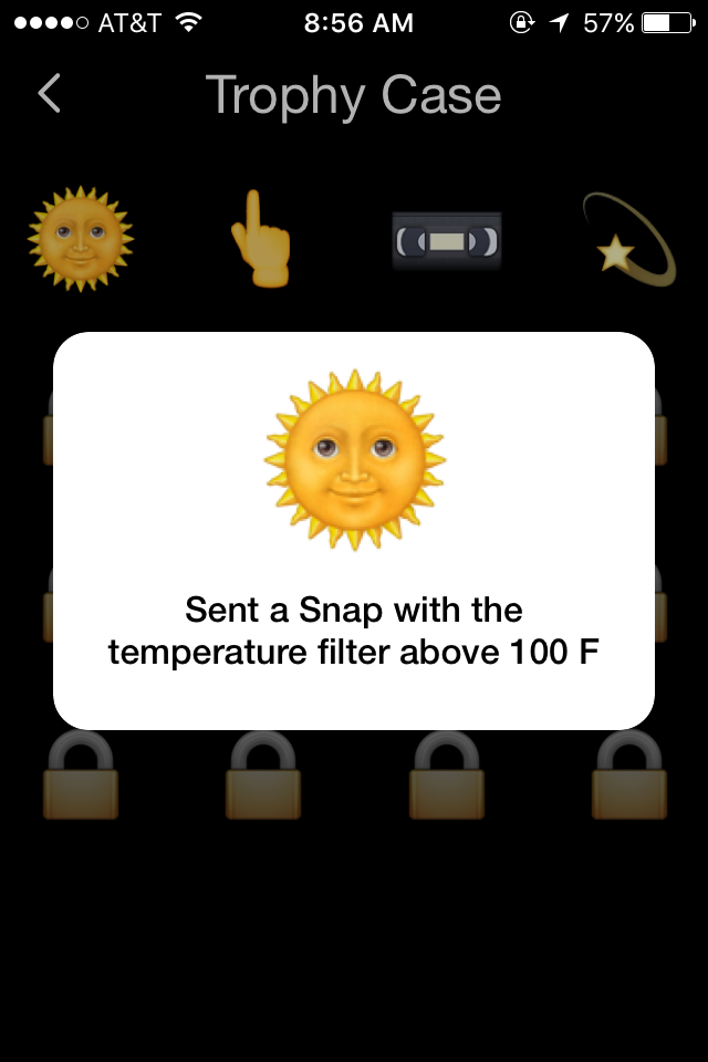 How to get all the trophies on snapchat