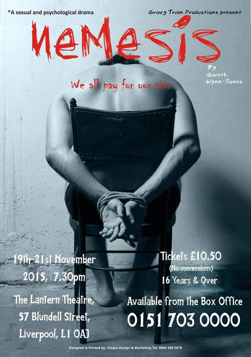 #Nemesis coming 19th-21st November tickets available now @katyness7 <a href="/fozgg/">Gareth Griffiths</a> please RT.