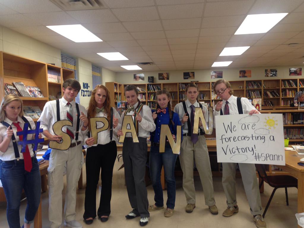AddiHighSchool's tweet photo. @spann Addison High School is forecasting a victory! #spann http://t.co/OOF89XpC43