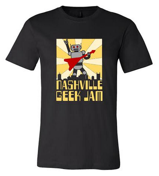 NashGeekJam's tweet photo. We're printing up some shirts. Anyone want one for $12? Local Nashville peeps only, no shipping (sorry!) http://t.co/3CsmbVGUlQ