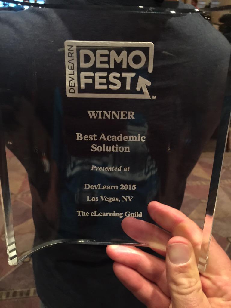 YakkaSpace's tweet image. @customelearning Titan: The Graphic Novel Textbook wins best academic solution #devlearn #demofest #zebrazapps #sait