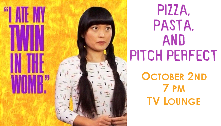 GannonGolds's tweet photo. Looking for something to do this evening? Get Pitch-Slapped with the Pizza, Pasta, and Pitch Perfect! #hallgov http://t.co/uRE31dANh0