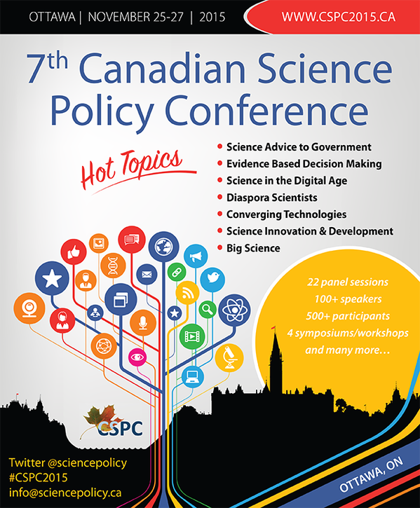 KathrynAMay's tweet photo. On that note,small plug for #CSPC2015 &amp; @sciencepolicy (which may interest some of the #CopyCon2015 &amp; #CBAAP15 crowd) http://t.co/NTlHP8NN7X