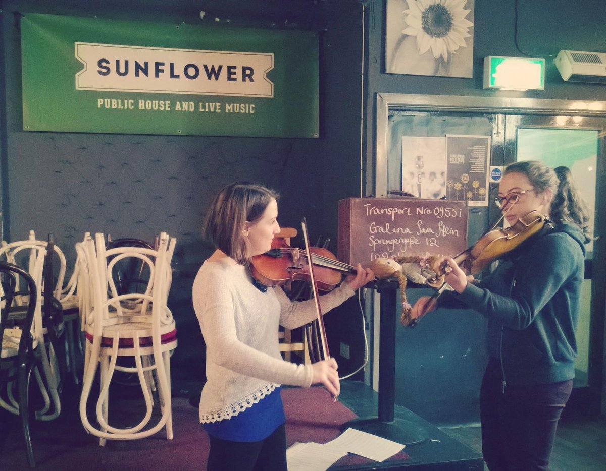<a href="/TheyveGotBarry/">Rosie Barry</a> &amp; SD Rachel Cullen creating the amazing music for #TheSuitcase <a href="/BelfastFestival/">Belfast International Arts Festival</a> @somewhereto_NI