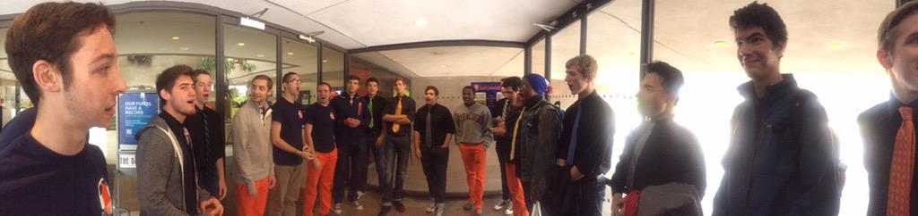 16 Days till Cockappella! Here's a sweet pano of us singing with our brothers from other mothers in <a href="/orangeappeal44/">Orange Appeal</a>