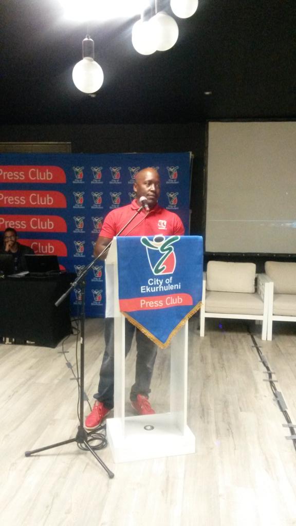 City_Ekurhuleni's tweet photo. @EkurhuleniTV station manager Nick Motloung: there was a niche for a TV station that will tell the Ekurhuleni story. http://t.co/6gUgEtGV7n