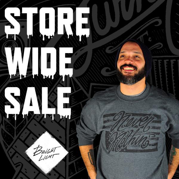 werbrightlight's tweet image. It's chilly out there! Warm up in our hoodies, crews, &amp;amp; more! ALL items marked down. 

wearebrightlight.com 👊