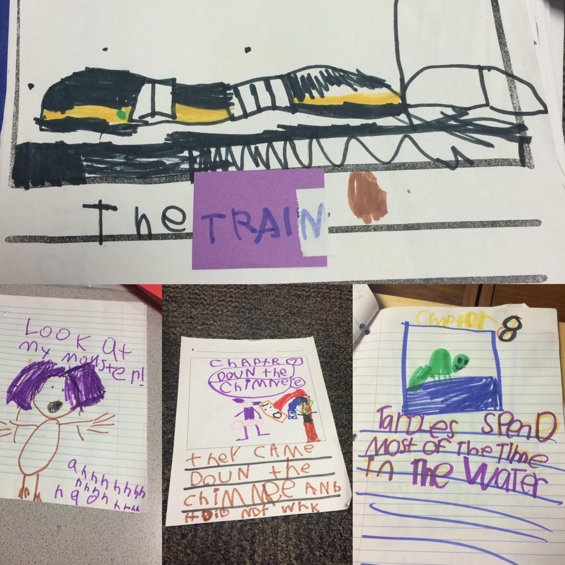 aroth008's tweet photo. We have read, revised, and we are ready to share with our book buddies! @TCRWP #WUOS #chaptersemerging #firstgrade http://t.co/pfxKgVAnM8