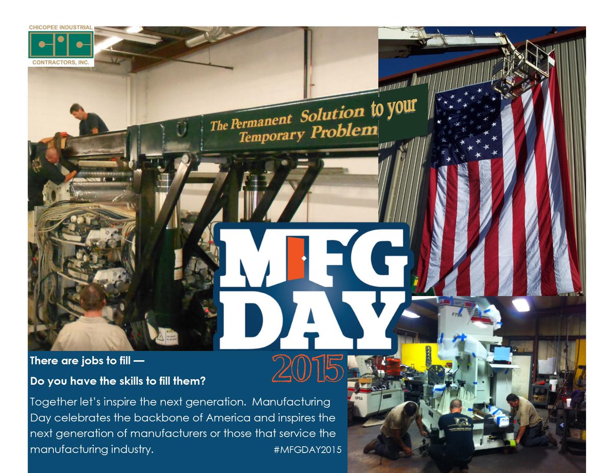 Chicopeecic's tweet photo. #MFGDay15 http://t.co/Y61Qlg7oUE