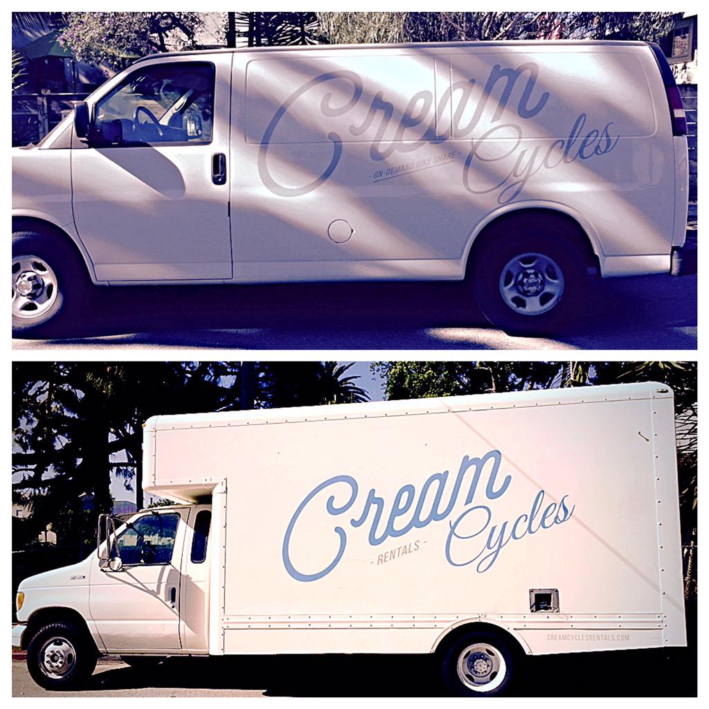 MiguelValentino's tweet photo. @creamcomedy Nice trucks! When did y'all get the budget for these? http://t.co/svdHuCCntN