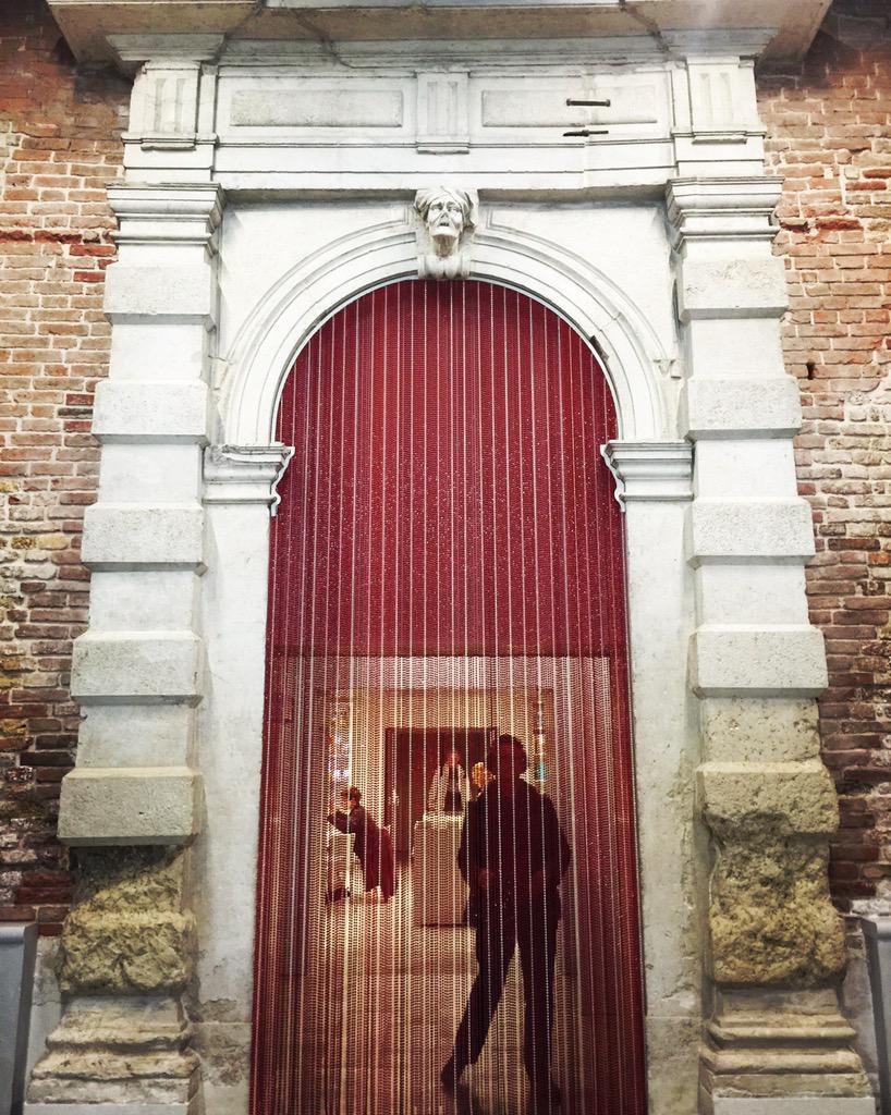 Char_Keenan's tweet photo. Really enjoyed #ASlipoftheTongue exhibition at #PuntadellaDogana today - now planning for #Bienniale day 1 tomorrow http://t.co/4S1pZYbjVp