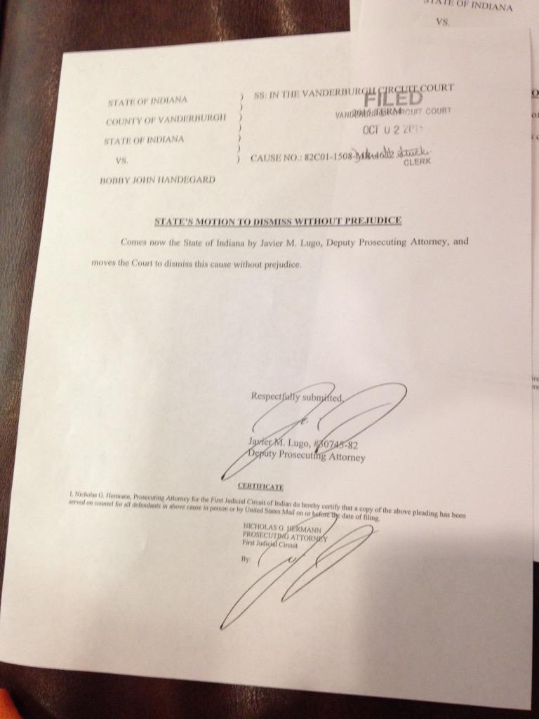 Official documents filed this morning