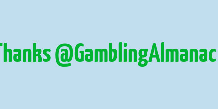 Thanks @GamblingAlmanac, do you know that our Members can win gifts with our Monthly Lottery? bit.ly/1OuKAeO
