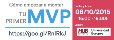 AI_Ironhack's tweet photo. El próximo 8 de Octubre ven al #workshop - Cómo crear tu primer MVP! @HUBEmprende http://t.co/YpxvGrD45U #Ihworkshop http://t.co/444oxgcw1k