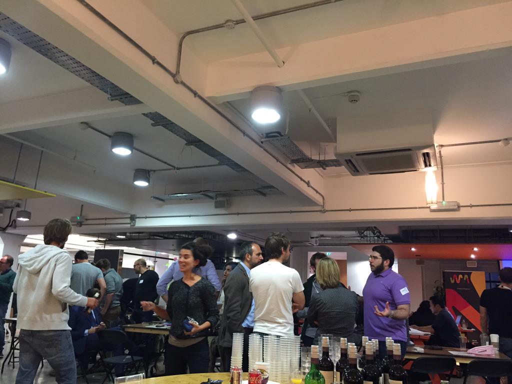 rewiredstate's tweet image. Nearly presentation time! #Techfugees