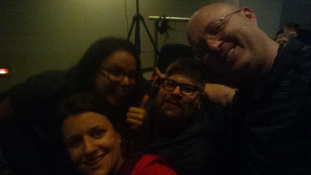 xdg's tweet image. After @spf13 asked everyone in the room to post a selfie... #GothamGo #gopherfriends