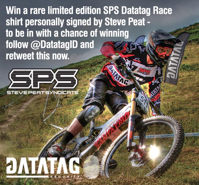 DatatagID's tweet photo. WIN rare Ltd edition @SPSyndicate race shirt signed by @StevePeat just follow @DatatagID &amp; retweet this @mbrmagazine http://t.co/HjkxYuWs2H