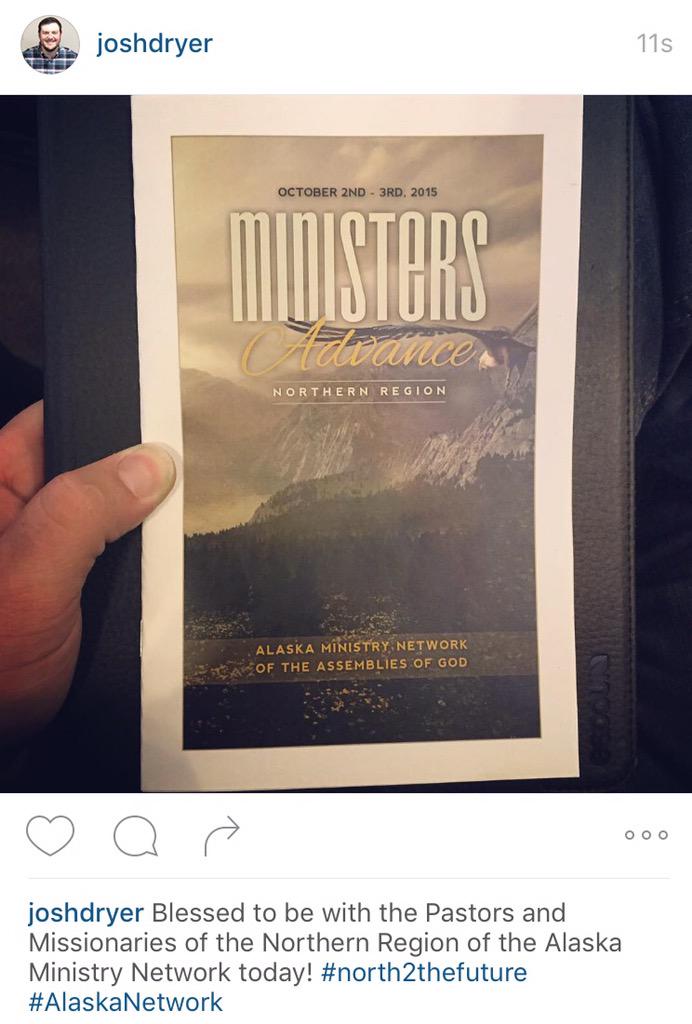 joshdryer's tweet photo. Blessed to be with the Pastors and Missionaries of the Northern Region of the Alaska Network today! #north2thefuture http://t.co/MpzQ0pxjjW