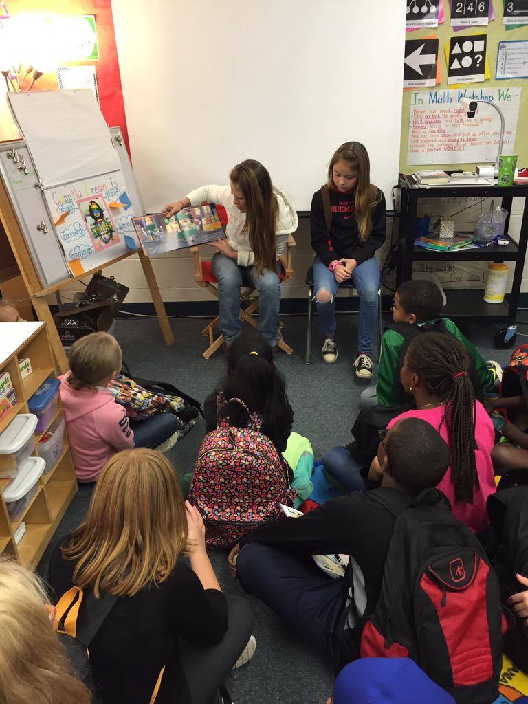 Haylee's mom chose to read a Halloween book for Mystery Reader Friday!