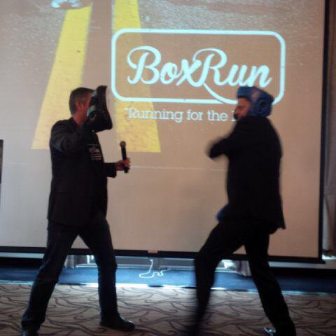NickPreikschas's tweet photo. @pinnaclehomes98 with a little #knockoutchildhoodcancer action at the @sabastratford #industryluncheon #boxrun http://t.co/3Hm5VqNkom