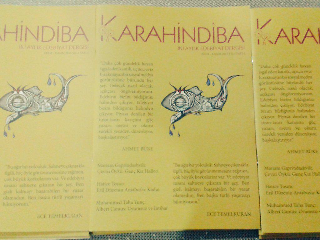 Umudunu kaybetmeyenlerin dergisi Karahindiba şimdi Denizli'de, Halikarnas Kitabevi'nde! Tükenmeden alın, okuyun :)