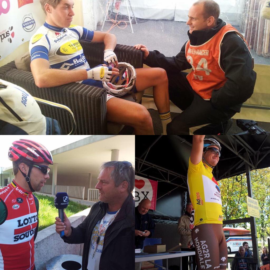 NicoMattan's tweet photo. Nice work Westflanders television at the @75emeEMT #toureurometropole @FocusWTV @gougeardA http://t.co/FTdRbf1Kan