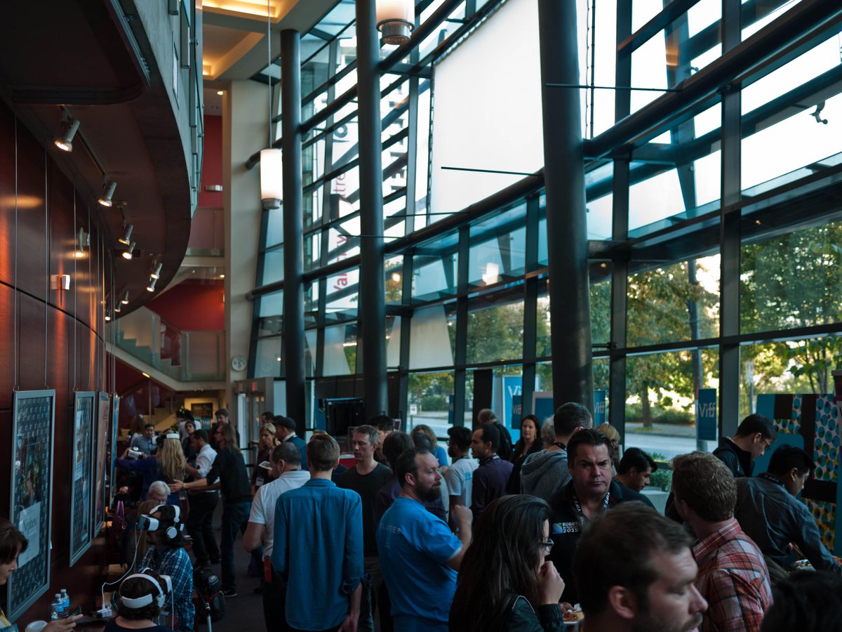 CharmGames's tweet photo. Some great shots from last night's event with @VIFFindustry #VIFF15 #VRrises http://t.co/AKUZh53J3j