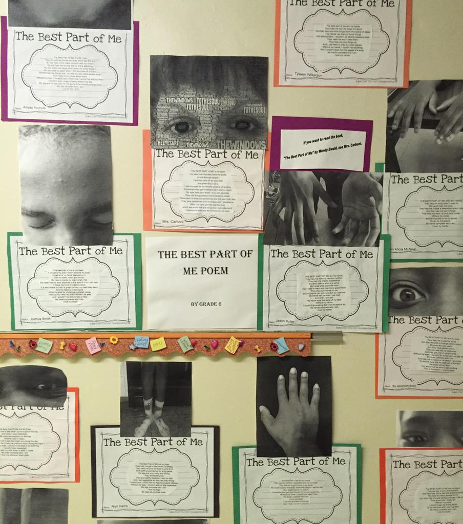 ecarboni's tweet photo. 6th graders & I write our Free Verse Poems about the Best Part of Us. #imsstudents #6thgraders http://t.co/wGsINRxC4D