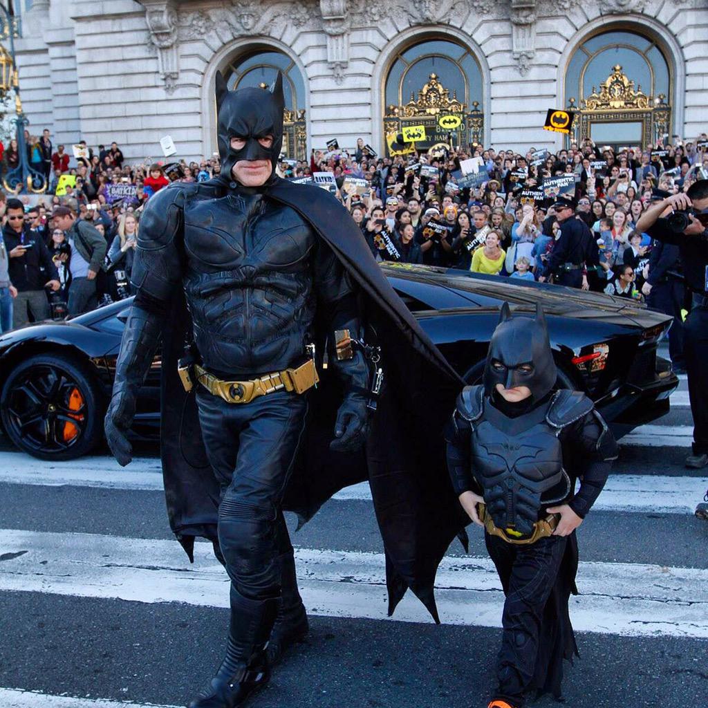 Silent guardian. Watchful protector. #BatkidsBack #BatkidBegins