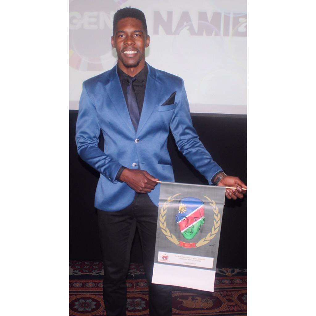 LuisMunana's tweet photo. 🏆 #GENnamibia
#MyFirstNationalBusinessAward #EmergingEntrepreneur #NamibianBusinessHallOFFame #BHF #AwardsCeremony http://t.co/fI3wn4FXvP