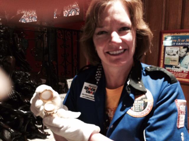 teamOHfireball's tweet photo. What an experience. A surface Bible text fragment from Apollo 14! @FireballRun @Ripleys #BelieveItOrNot #fireballrun http://t.co/PP8LE7EKcp