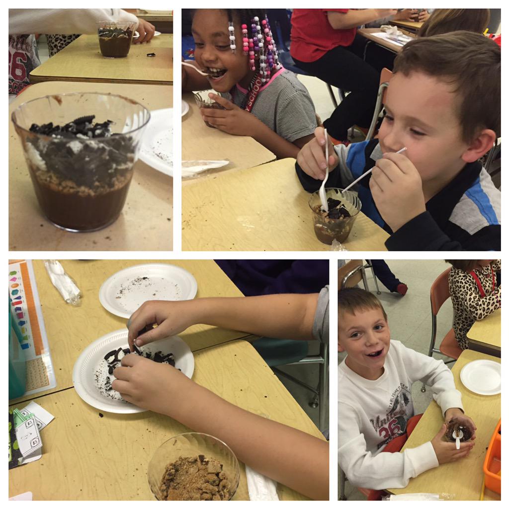 MrZablocki1's tweet photo. Nothing like a little dirt pudding to understand the 3 layers of soil! @BaltCoPS @DDance_BCPS #sciencemeetsfood http://t.co/PVOKNxVbGf