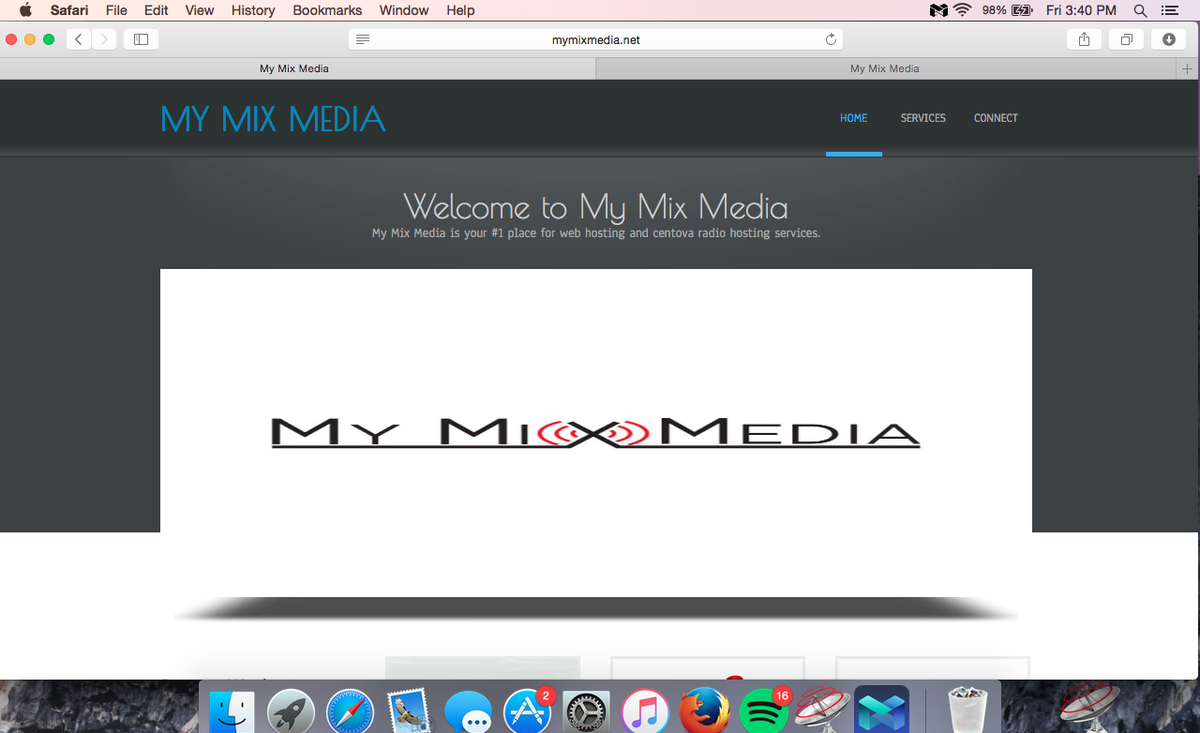 MyMixRadioGroup's tweet photo. Great news for all of our web host clients! Our website &amp; all clients are back online! http://t.co/66ATZIE74o