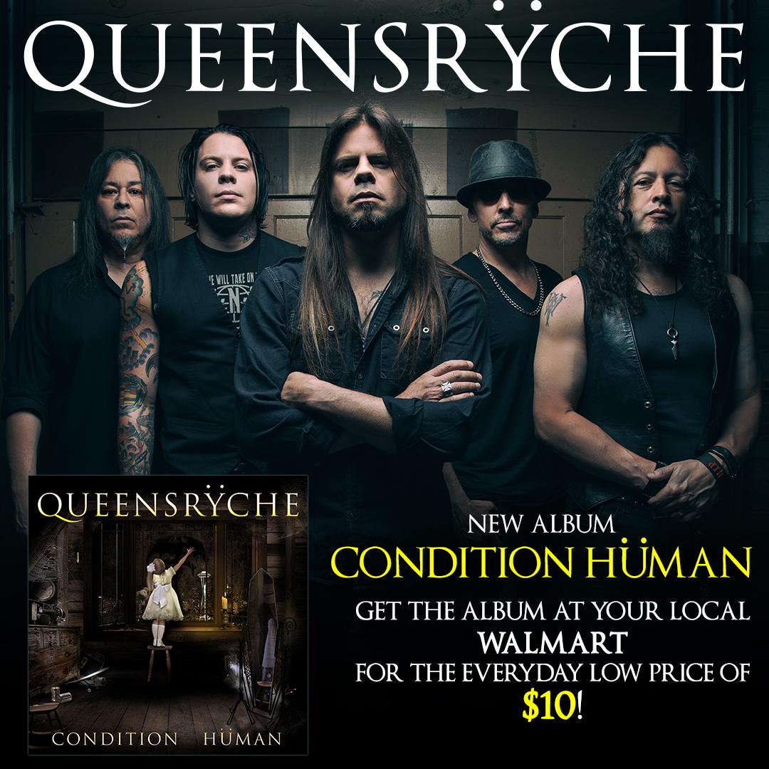 queensryche's tweet photo. Get over to your local Walmart and pick up a copy of Condition Human!!  #conditionhuman #centurymedia #walmart http://t.co/GhP78CB7Us