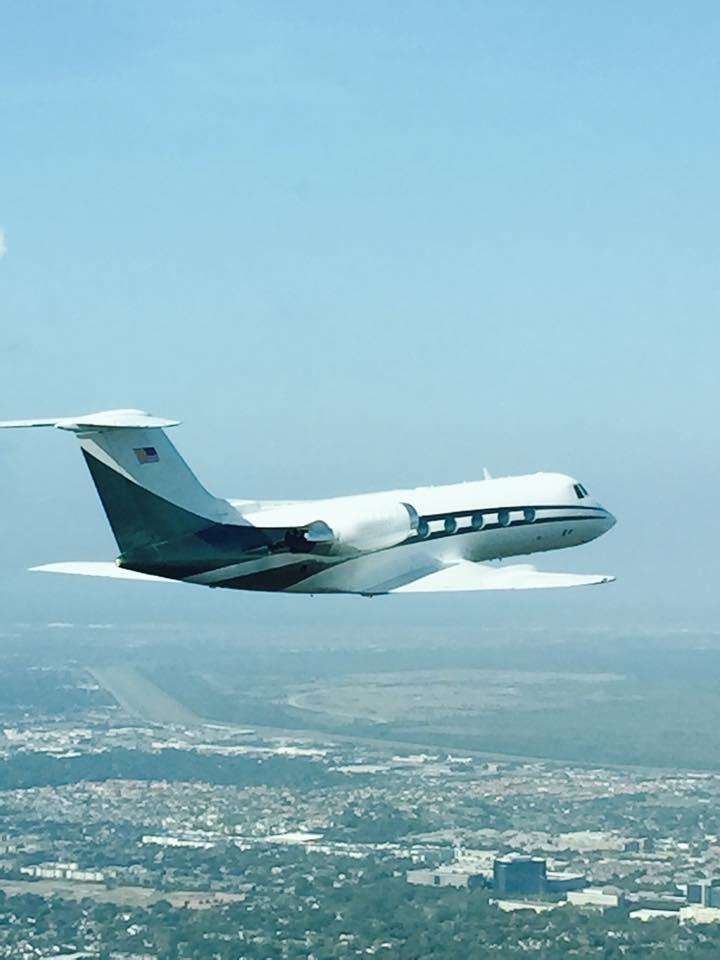 In honor of the GII's first flight today in '66, a shot of the final flight of the first customer #GII. #bizav