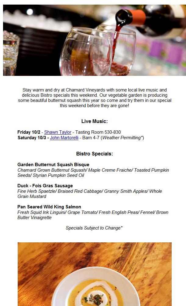 This Weekend at Chamard Vineyards bit.ly/1iRLkjY