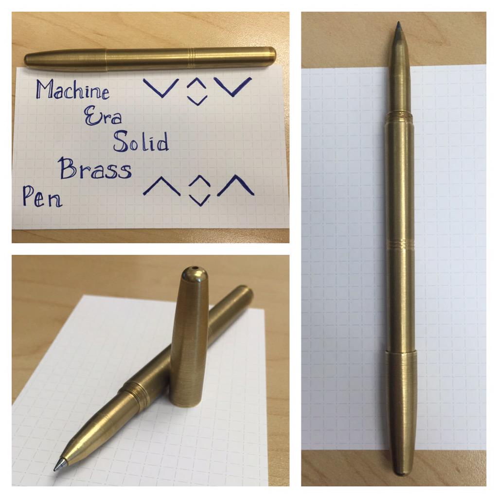 Penterest on X: PPF, Brass Forgiveness Edition: Machine Era Solid Brass Pen  #ppf #pens  / X