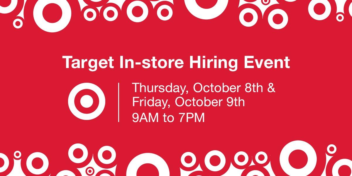 In-store hiring events Oct 8th &amp; 9th in the Twin Cities! Apply for #seasonal positions: bit.ly/1MEIDvU