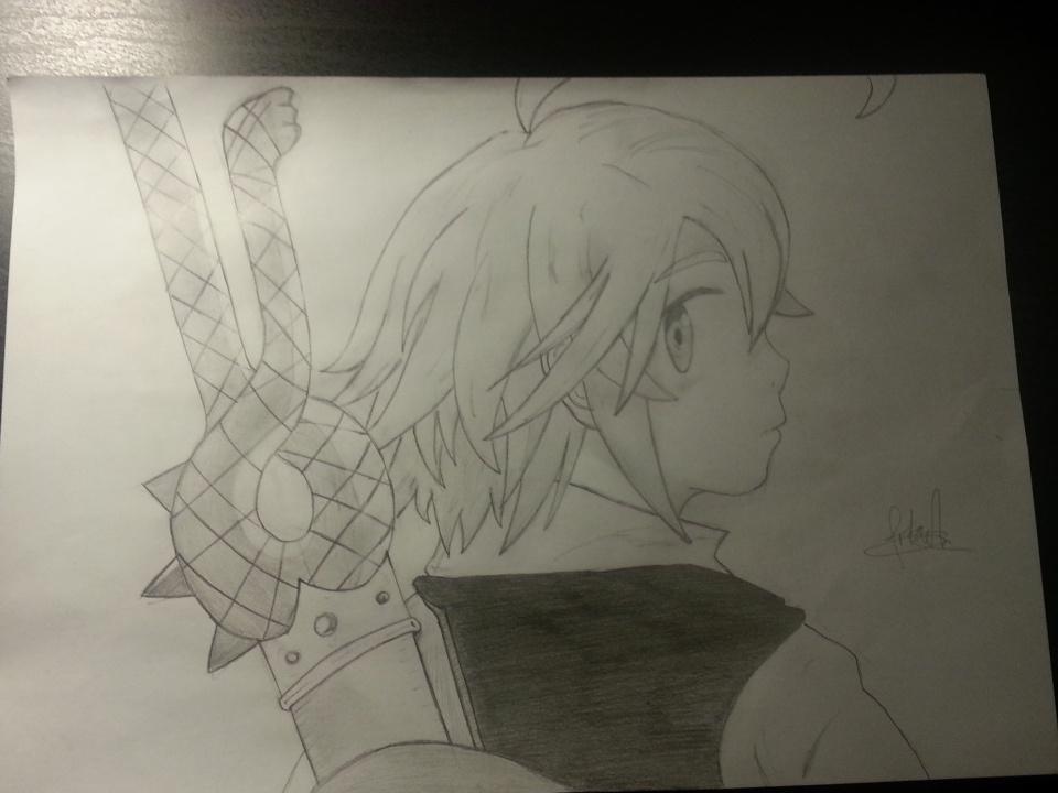Imagenes De Meliodas Para Dibujar A Lapiz - Juliet Stay