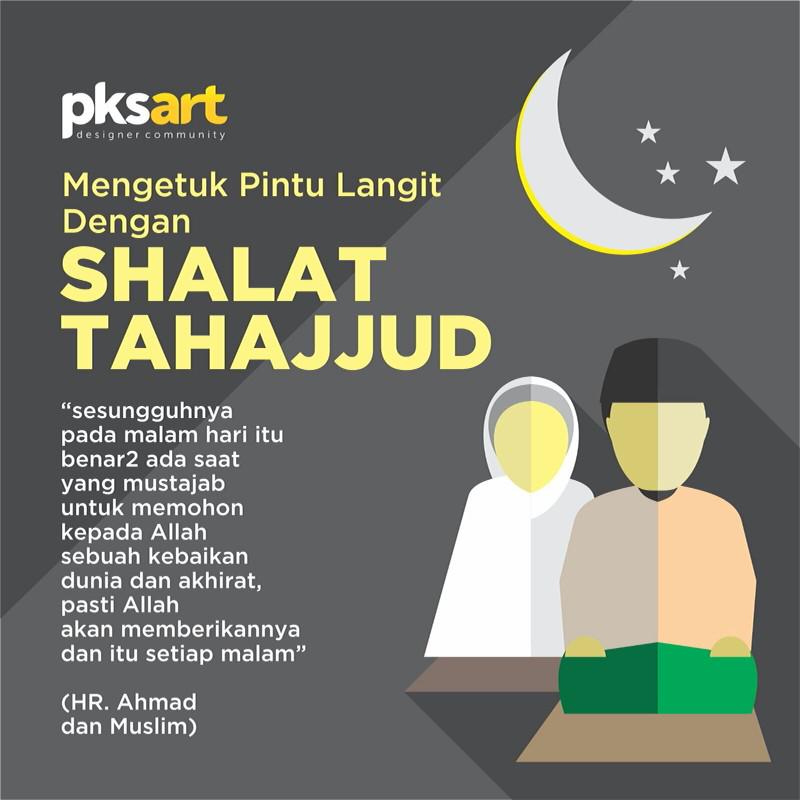 Tweepks, pukul 3.45 wib. 1/3 malam. "Ketuklah Pintu Langit" dgn <a href="/tahajud/">Bertahajudlah</a>. Moga makin berkah. #Muswil4PKSJKT