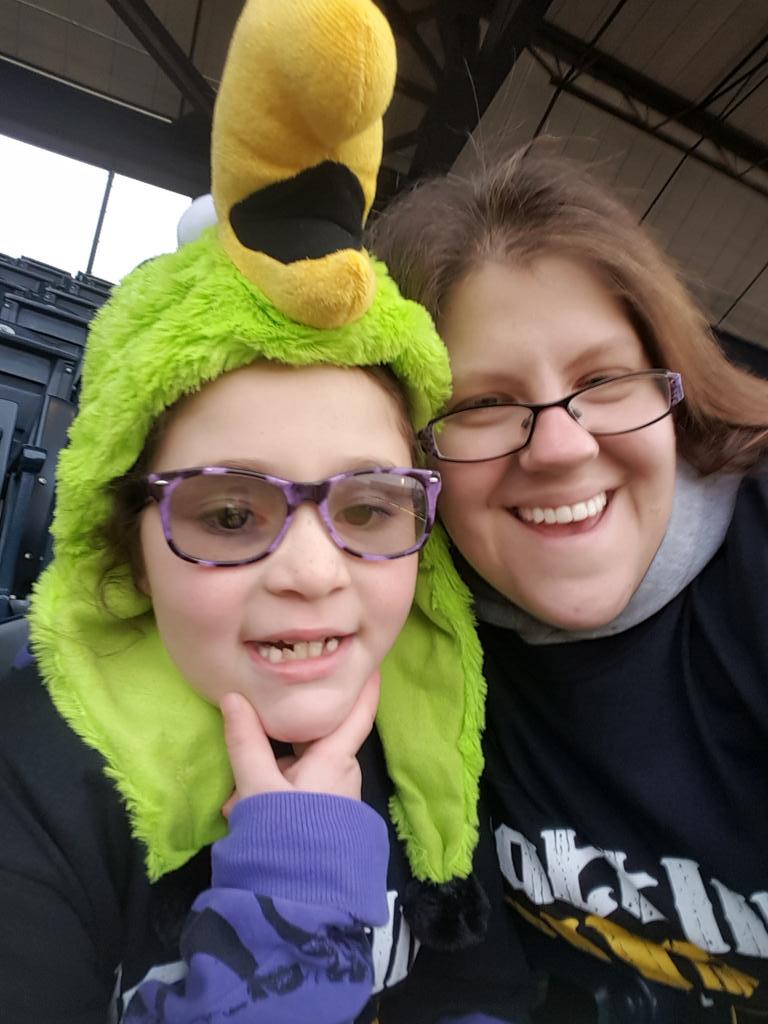 DefyAutism's tweet image. Jeannie's #FirstGame #LetsGoBucs #PiratesNation