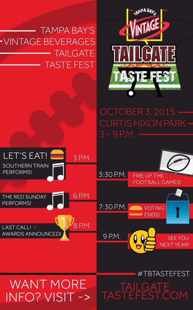 TDiaz_TBSC's tweet photo. Set up is under way @MyCurtisHixon. Gearing up for another great festival in @Tampasdowntown. Be there! #TBTasteFest http://t.co/IlRQLA0t5Z